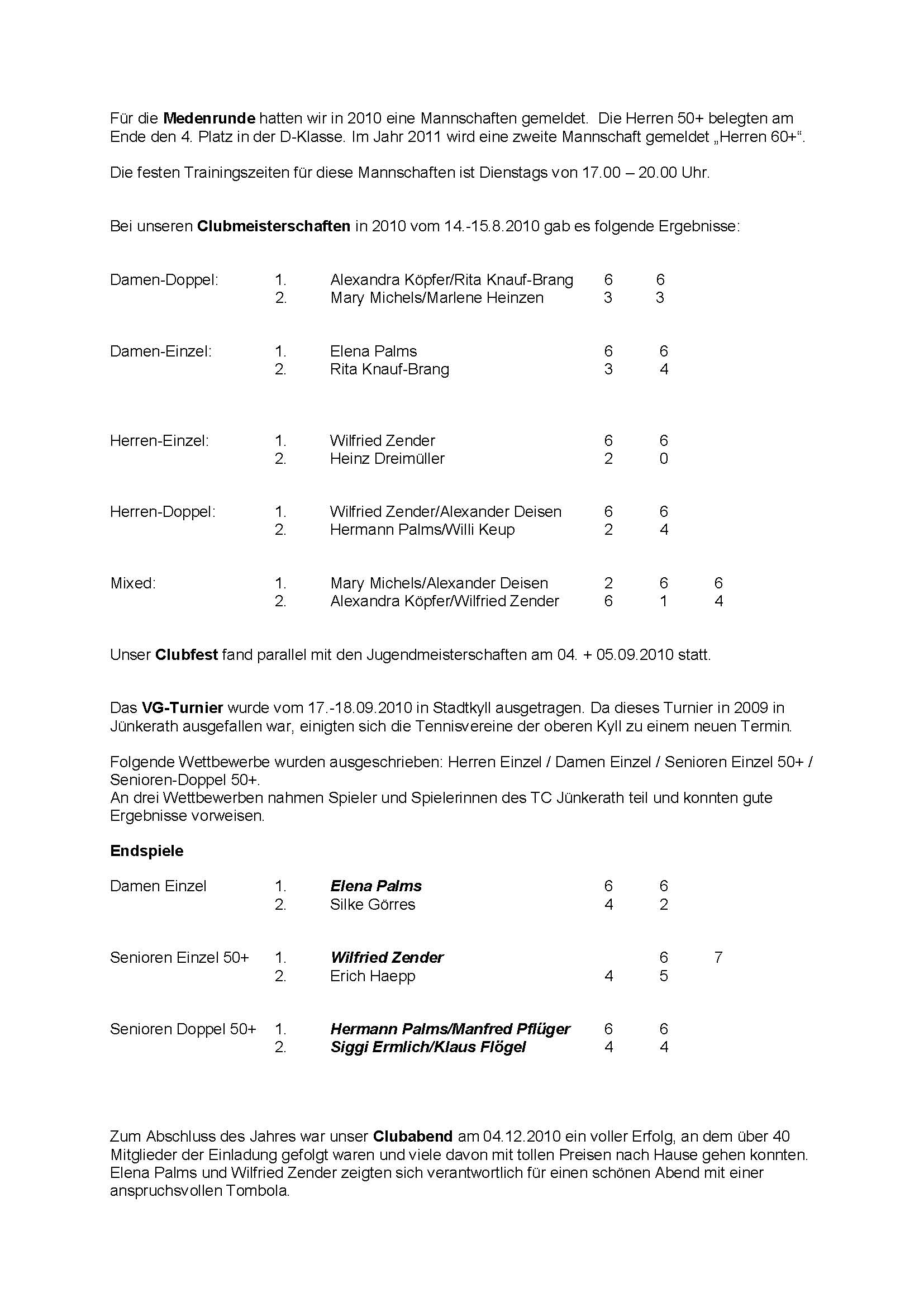 Protokoll Mitgliederversammlung 2011